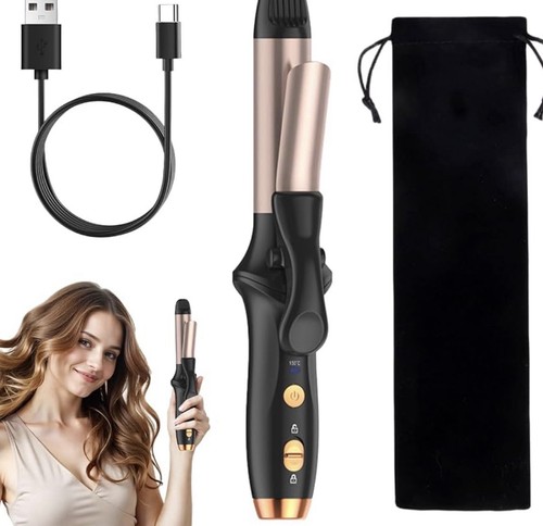 Hair curling wand tongs - hair,