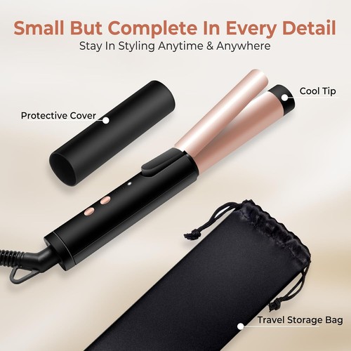 Ukliss 25mm mini curling tongs - curling,