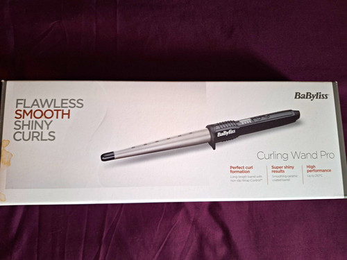 Babyliss curling wand pro 25mm - babyliss,