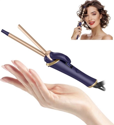 Travel curling iron wand tongs - curling,