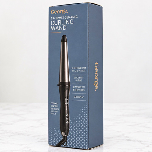 George ceramic curling wand - ceramic,