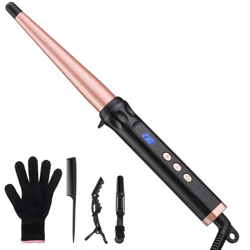 Hair curler wand with - hair, 13-25mm