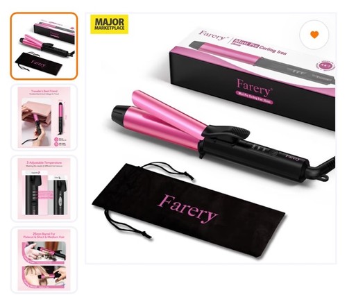 Farery mini curling tongs - curling,