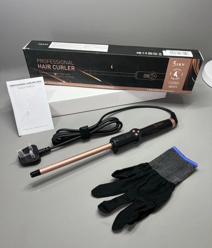 Thin barrel hair curler wand - thin,