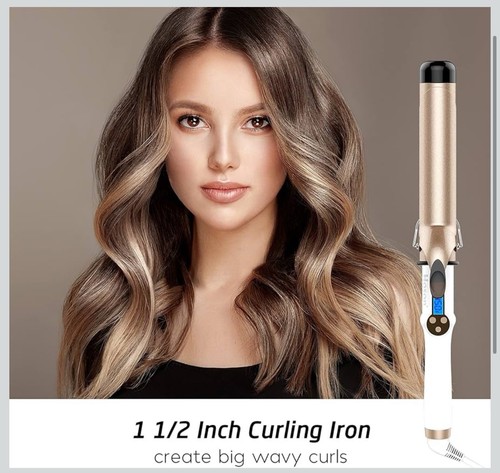 Hair curler wand tongs 38mm - curler,