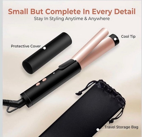 Hair curling wand tongs small - curling,