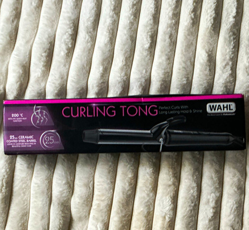 Wahl 25mm curling tong ceramic - curling,