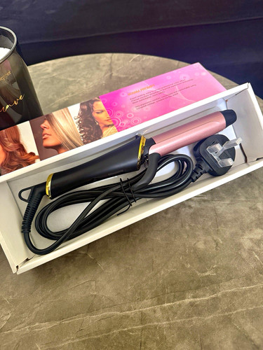 Pink black electric hair - pink,