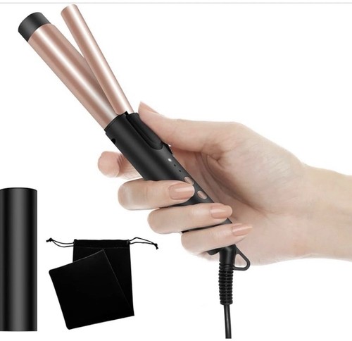 Hair curling wand tongs small - hair,