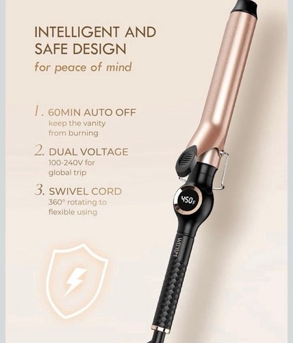 Hair curling wand tongs - curling,