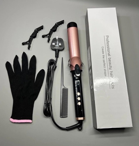 Hair curling iron wand tongs - curling,