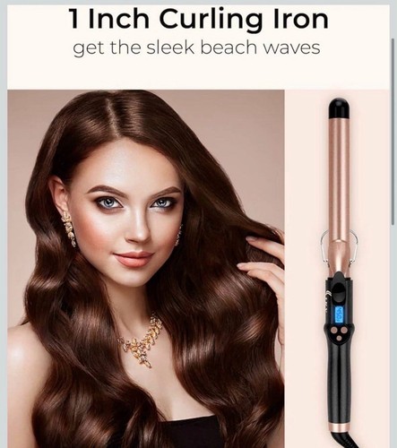 Hair curling wand tongs 25mm - tongs,