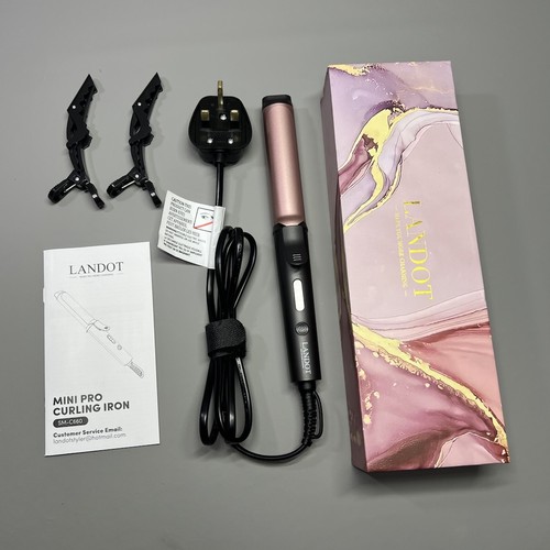 Travel curling iron wand tongs - iron,